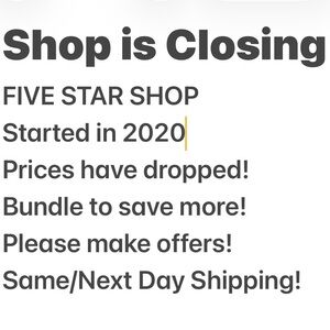 Shop Closing Notice - Not a Product Listing